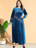 Dubai Plus Size Lady 2022 Jilbab Women Burqa Fashion Arabic Modest Modern Thobe Kaftan Jalabiya Islamic Clothing Burka Muslim Maxi Dress Abaya
