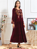  Muslim Cotton Burka Islamic Clothing Arabic Kaftan Fashion Modern Plus Size Burqa Thobe Modest 2022 Dubai Women Jilbab Jalabiya Printing Maxi Dress Abaya