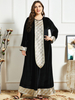  Arabic Modest Burka Cotton Fashion Jalabiya Printing 2022 Jilbab Modern Dubai Burqa Kaftan Islamic Clothing Thobe Plus Size Muslim Women Maxi Dress Abaya