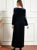 Jilbab Cotton Kaftan Modest Women Burka 2022 Jalabiya Fashion Muslim Arabic Modern Thobe Printing Burqa Dubai Islamic Clothing Plus Size Maxi Dress Abaya