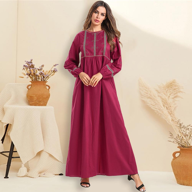  Islamic Clothing Borka Turkish Kaftan Dubai Muslim Dresses Vetements Burka Burqa Femme Hijabi Modest Women Musulmane Turkish Kaftan Maxi Dress Abaya