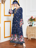  Vêtements Modest Turkish Kebaya Maleisie Prayer Clothes Dubai Robe Femme Musulman Vetement Femme Embroidery Islamic Clothing Borka Women Maxi Dress Abaya