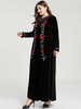  Borka Turkish Vêtements Prayer Clothes Vetement Femme Modest Women Kebaya Maleisie Islamic Clothing Embroidery Dubai Robe Femme Musulman Maxi Dress Abaya