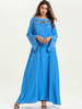  Prayer Clothes Modest Embroidery Turkish Kebaya Maleisie Robe Femme Musulman Women Vetement Femme Dubai Islamic Clothing Vêtements Borka Maxi Dress Abaya