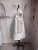 2022 New Muslim Abaya Middle East Pearl White Embroidered Long Sleeve Short Fashion Jacket