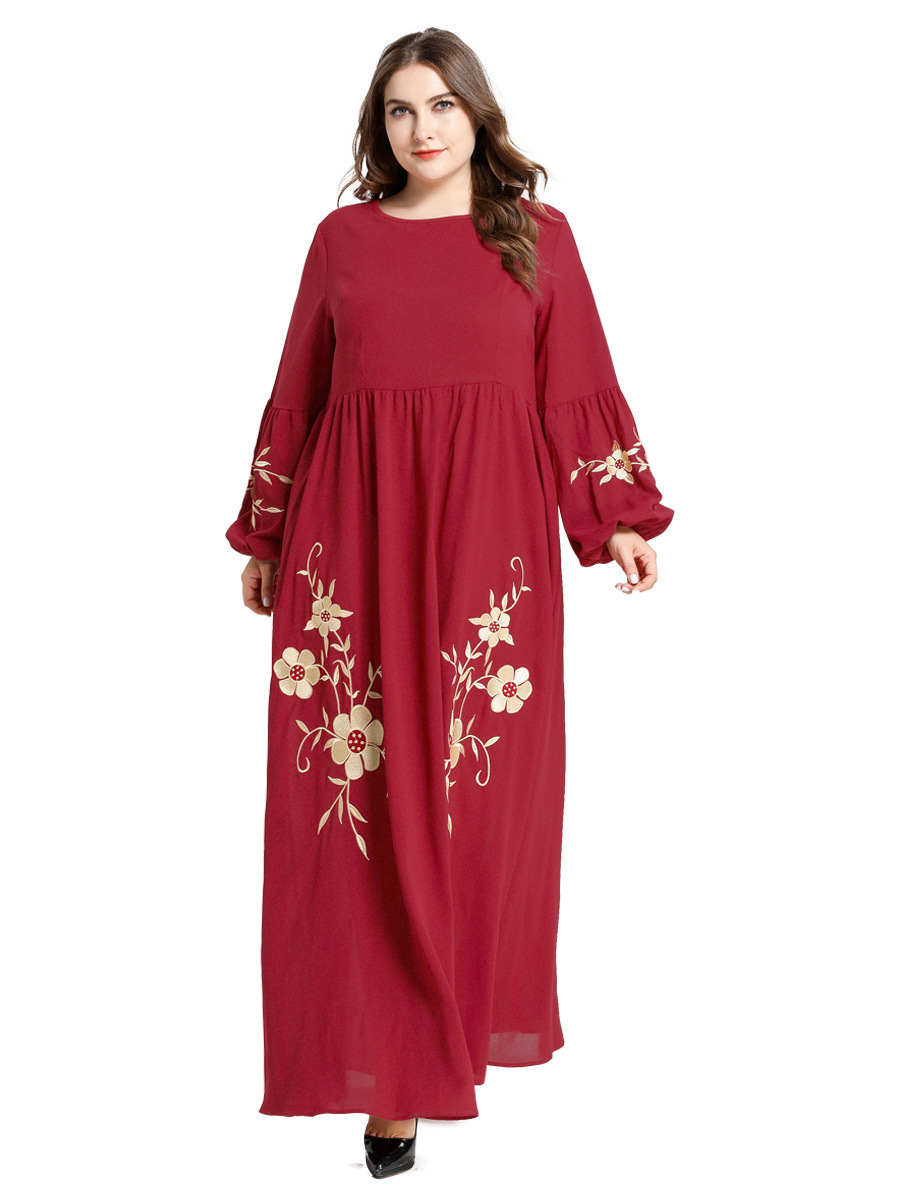  Kebaya Maleisie Borka Prayer Clothes Embroidery Vêtements Robe Femme Musulman Vetement Femme Dubai Modest Women Turkish Islamic Clothing Maxi Dress Abaya