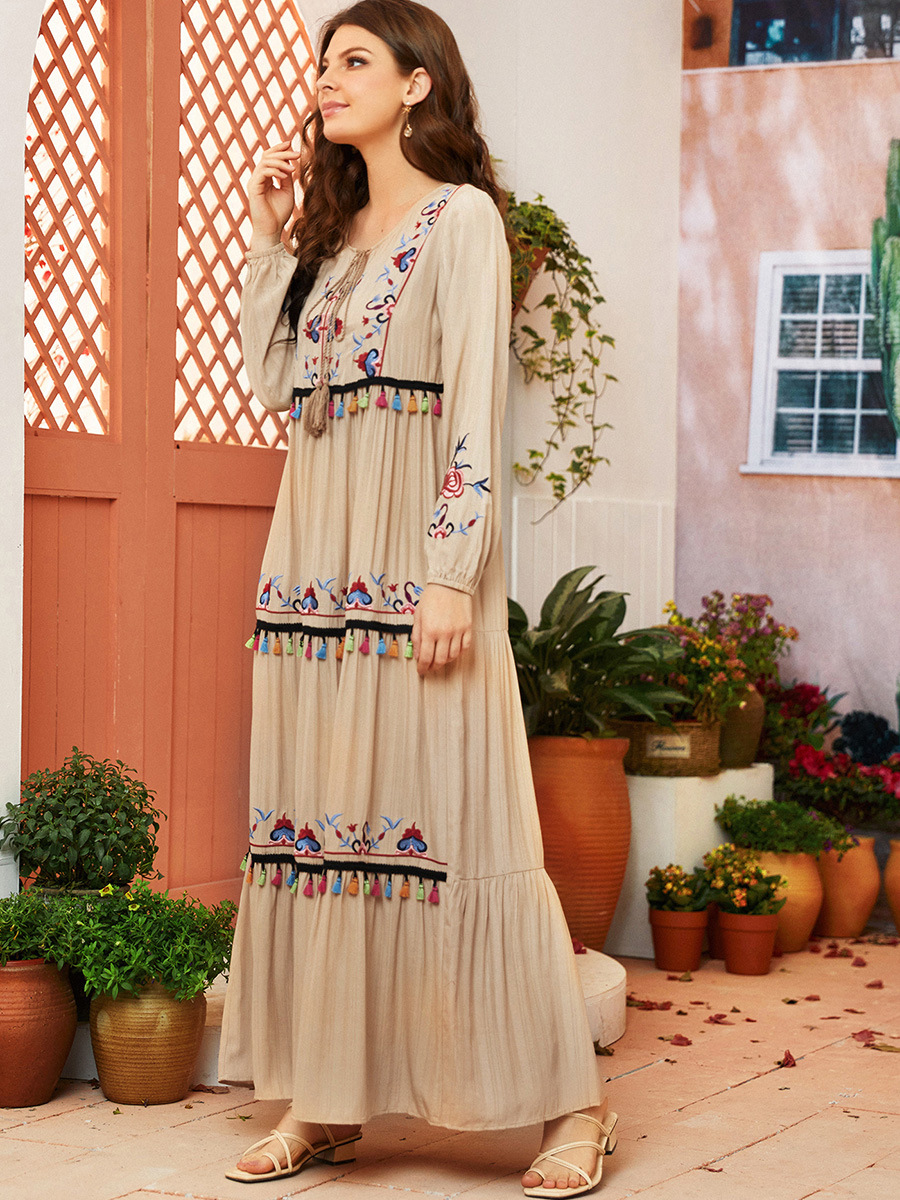  Hijabi Fashion Arabic Burka Burqa Women Kaftan Muslim Vetements 2022 Modern Femme Islamic Clothing Modest Turkish Dubai Musulmane Maxi Dress Abaya