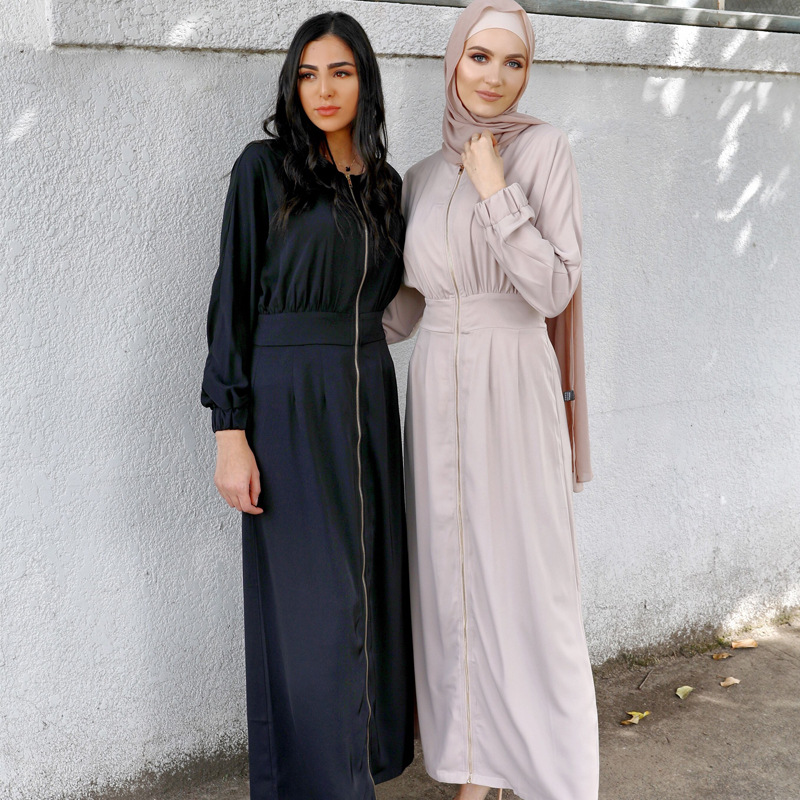Women Arabic Islamic Robe Salwar Kameez Casual 2022 Modern Malaysia Design New Design Abaya