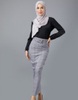 Dubai Wholesale Modest Fashion Middle East New Design Muslim Lady Sheath Dress Skirt