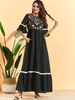  Musulmane Turkish Modest Fashion Femme Dubai Burqa Women Muslim Dresses Vetements Kaftan Cotton Hijabi Islamic Clothing Fabric Burka Turkish Borka Maxi Dress Abaya