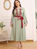  Fabric Dubai Kaftan Burqa Fashion Femme Borka Muslim Dresses Islamic Clothing Cotton Burka Vetements Hijabi Turkish Women Modest Musulmane Turkish Maxi Dress Abaya