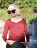 2022 Arabian Women Modern Dubai Malaysia Islamic Modest New Design Arabic Casual Shirt
