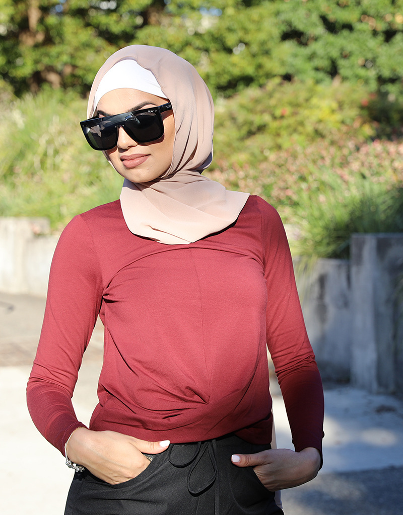 2022 Arabian Women Modern Dubai Malaysia Islamic Modest New Design Arabic Casual Shirt