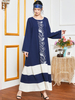  Women Dubai Kebaya Maleisie Robe Femme Musulman Modest Vetement Femme Vêtements Borka Prayer Clothes Embroidery Turkish Islamic Clothing Maxi Dress Abaya