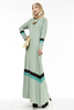  2022 Islamic Clothing Robe Kaftan Cotton Muslim Burka Modest Jalabiya Morocco Turkish Kimono Arab Dubai Prayer Women Maxi Dress Abaya