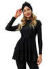 Wholesale Plus Size Muslim Lady Islamic Women's Modest Fashion Swimwear Burkini