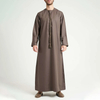 Wholeale Fashion Abaya Muslim Robe Men Thobes Islamic Clothing Men Thobe