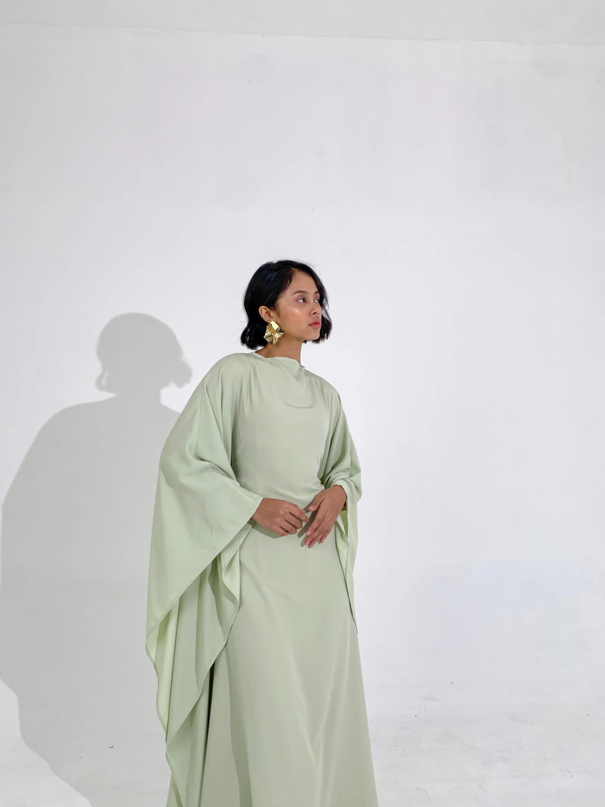 SIPO Eid Malaysia Stylish Elegant And Plisse Kaftan Dress Muslim Wear Comfortable And Slim Fit Kaftan