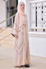 SIPO Eid Dubai Abaya Kimono Closed Front Style Modest Dress Islamic Clothing Elegant Women Muslim Dress Zoom Jazz Crepe Open Abaya
