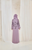 SIPO Front Open Buttoned Down Beautiful Abaya Maxi Muslin Clothing Long Sleeves Islamic Dress with Handmade Beads Abaya 