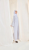 SIPO Ramadan OEM/ODM Embroidery Abayas Malaysia Champagne Floral Abaya Women's Dress Muslim Islamic Modest Wear 