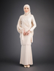 SIPO Women's Sexy Modern Baju Kurung Lace And Beads Chiffon Malaysian Muslim Wanita Dress Modern Kurung 