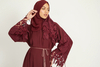 SIPO Custom Dubai Spring/Summer Dress Solid color beautifully embroidered dress gown Elegant Abaya