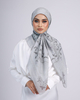 SIPO Wholesale Premium Cotton Silk Printed Scarf Square Tudung Bawal for Malaysia Women