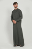 SIPO Hot Sale Muslim Premium Textured Thobe Men Loose T Embroidery Clothing Plus Size