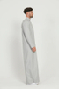 SIPO Fashion Wholesale Premium Kuwaiti Thobe With Pocket Solid Color Men Muslim Wear