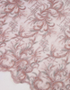 Embroidery Lace PEARL BEADED LACE IN DUSTY PINK