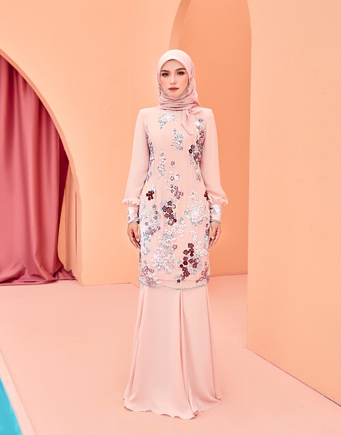 Embroidery Raya New Malaysia Baju Kurung