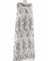 Embroidery Lace PEARL BEADED LACE IN DARK GREY