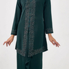 Kurung Kebaya Tulip skirt cutting with ruffle Beading Design