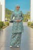 SIPO 2024 New Design Custom Printed Pattern Baju Kurung Malaysia Embroidered with Sequins Dress for Wanita Muslimah