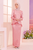 SIPO New Arrival OEM ODM Muslim Clothing Malaysia Clothes Baju Kurung Mini Scallop Kurung with French Lace for Women