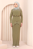 SIPO 2024 EID High Quality Flower 3d Embroidery Malaysia Baju Kurung Muslim Dress for Women