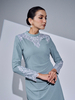 SIPO Wholesale Premium Chiffon Malaysia Baju Kurung Modest Sets with Lace for Women 