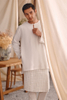 SIPO Wholesale Supplier of Men's Keyhole Kurta with Button Accents 