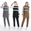 SIPO New Arrival Free Shipping Wholesale Tracksuits Sportswear Sports Abaya Islamic Clothing Muslim Suit Sets For Women