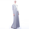 Floral Embroidery Muslim Islamic Abaya Maxi Dress Modest Dress