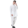 Malaysia Modern Comfortable Cotton Breathable Long Sleeve Kebaya Islamic Muslim Men Baju Kurung
