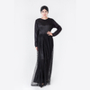 Double Layer Tulle Lace Umbrella Southeast Asia Malaysia Muslim Parent-Child Abaya Dress