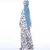 2021 Latest design Islamic Women Clothing Muslim Maxi Floral Long Sleeve Dress Abaya