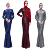 2021 Desain Pakaian Islamic Muslim Maxi Dresses Wanita Abaya