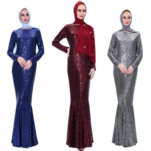 2021 Desain Pakaian Islamic Muslim Maxi Dresses Wanita Abaya