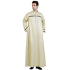 Amazon Hot Sale Pure Color Modest Full Length Round Collar Man Thobe
