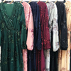 Middle East Dubai Saudi Double Layer Dresses Umbrella Cut Muslim Islamic Dress