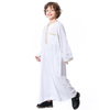 Arab Wholesale Crew Neck Embroidered Breathable Long Sleeve Muslim Islamic Kids Clothing Boys Thobe