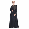 Two Layer Chiffon Lace Stitching Dress Malaysia Arabian Dubai Islamic Muslim Clothing Abaya